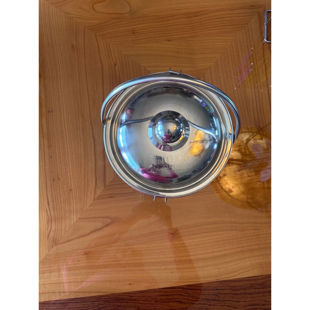 Anthony's Coal Fired Pizza Stainless‎ Steel pot with Lid Handle